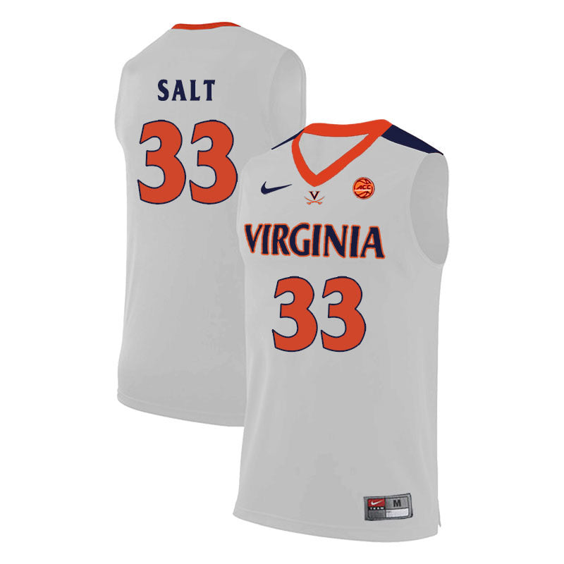 Jack Salt 33 White College Football Jersey football jersey product view 1