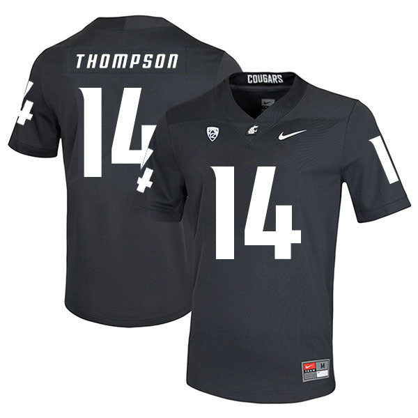 Jack Thompson 14 Carbon Black College Football Jersey football jersey product view 1