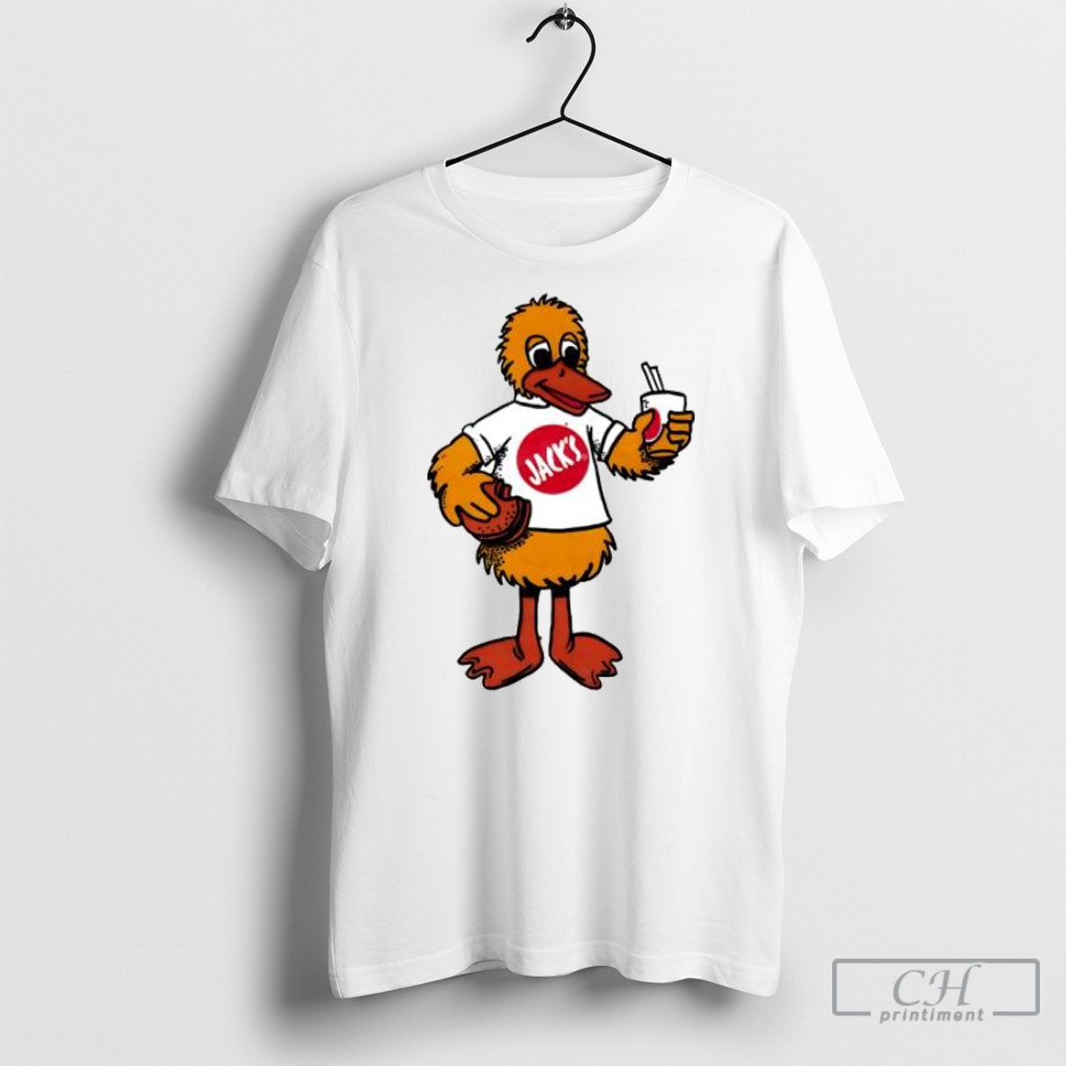 Jacks Foods System 1976 Vintage Duck Logo Shirt Tee Unisex T-shirt, Sweatshirt, Hoodie, Long Sleeve Tee - T-Shirt, Sweatshirt, Hoodie