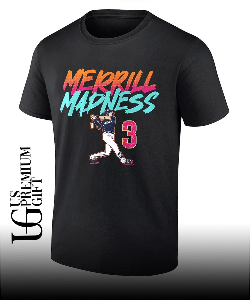 Jackson Merrill Madness San Diego Padres baseball shirt Unisex T-shirt, Sweatshirt, Hoodie, Long Sleeve Tee - T-Shirt, Sweatshirt, Hoodie