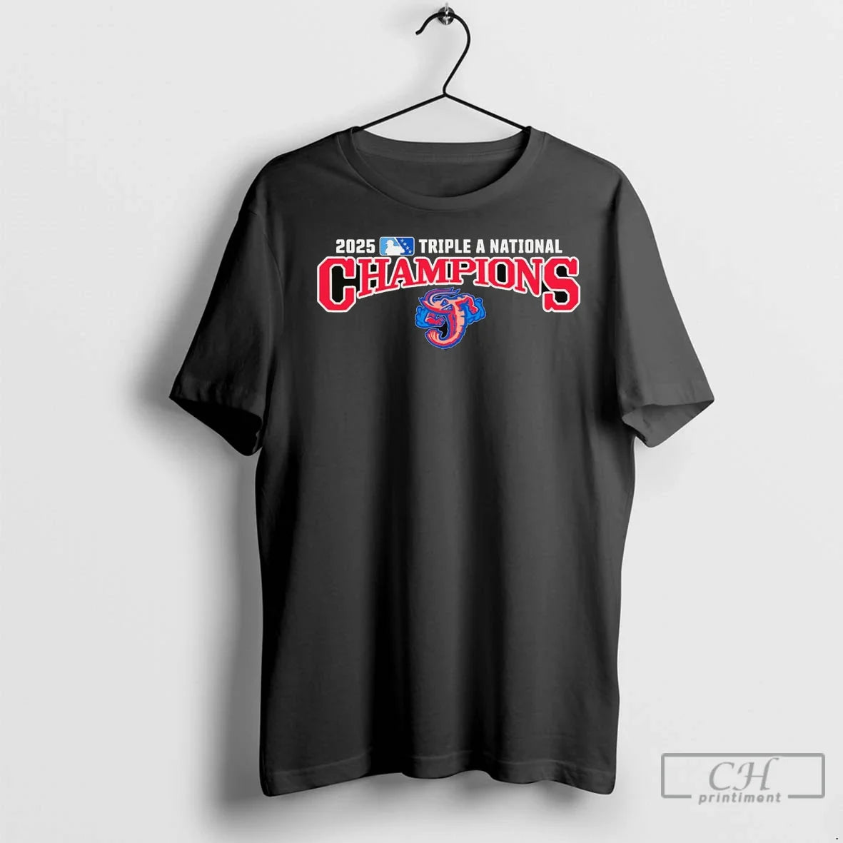 Jacksonville Jumbo Shrimp 2025 Triple A National Champions T Shirts Unisex T-shirt, Sweatshirt, Hoodie, Long Sleeve Tee - T-Shirt, Sweatshirt, Hoodie