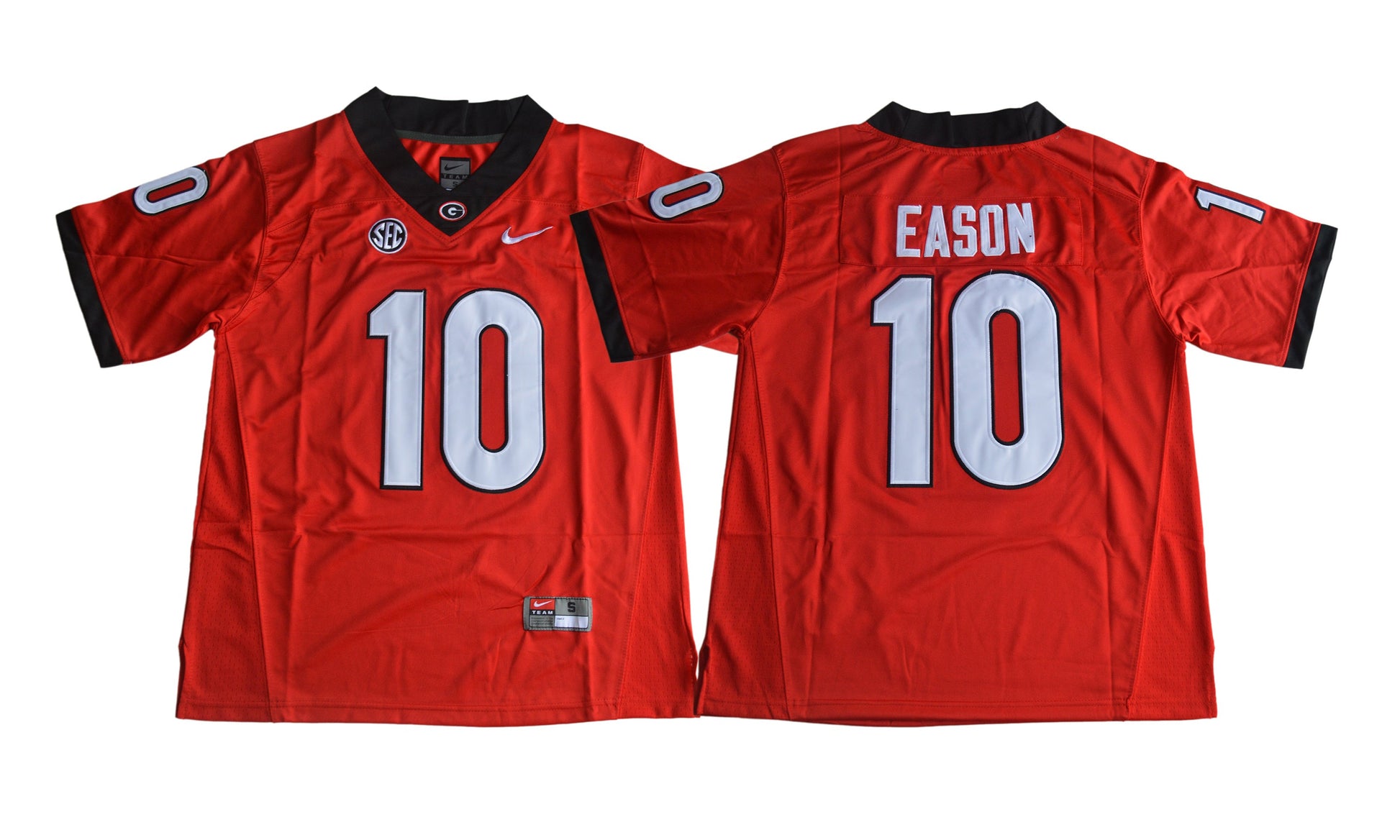Jacob Eason 10 2017 Red College Football Jersey football jersey product view 1
