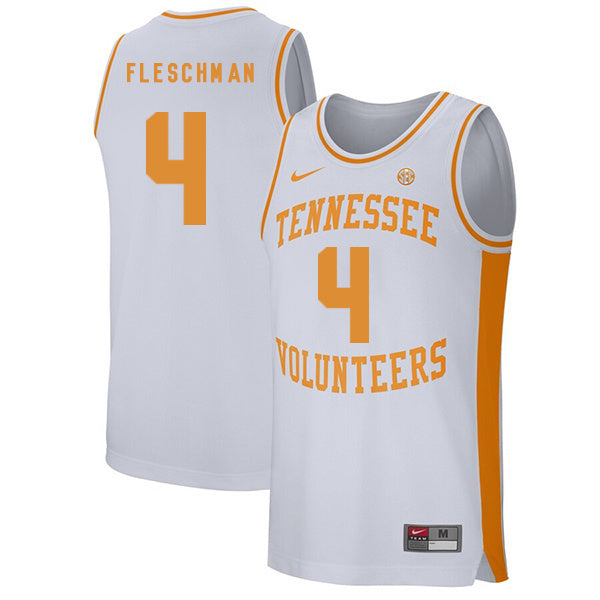 Jacob Fleschman 4 White Style 1 College Football Jersey football jersey product view 1