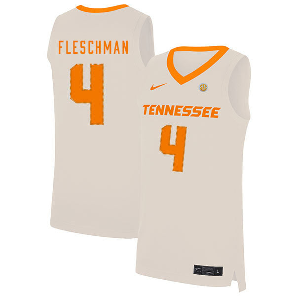 Jacob Fleschman 4 White Style 2 College Football Jersey football jersey product view 1