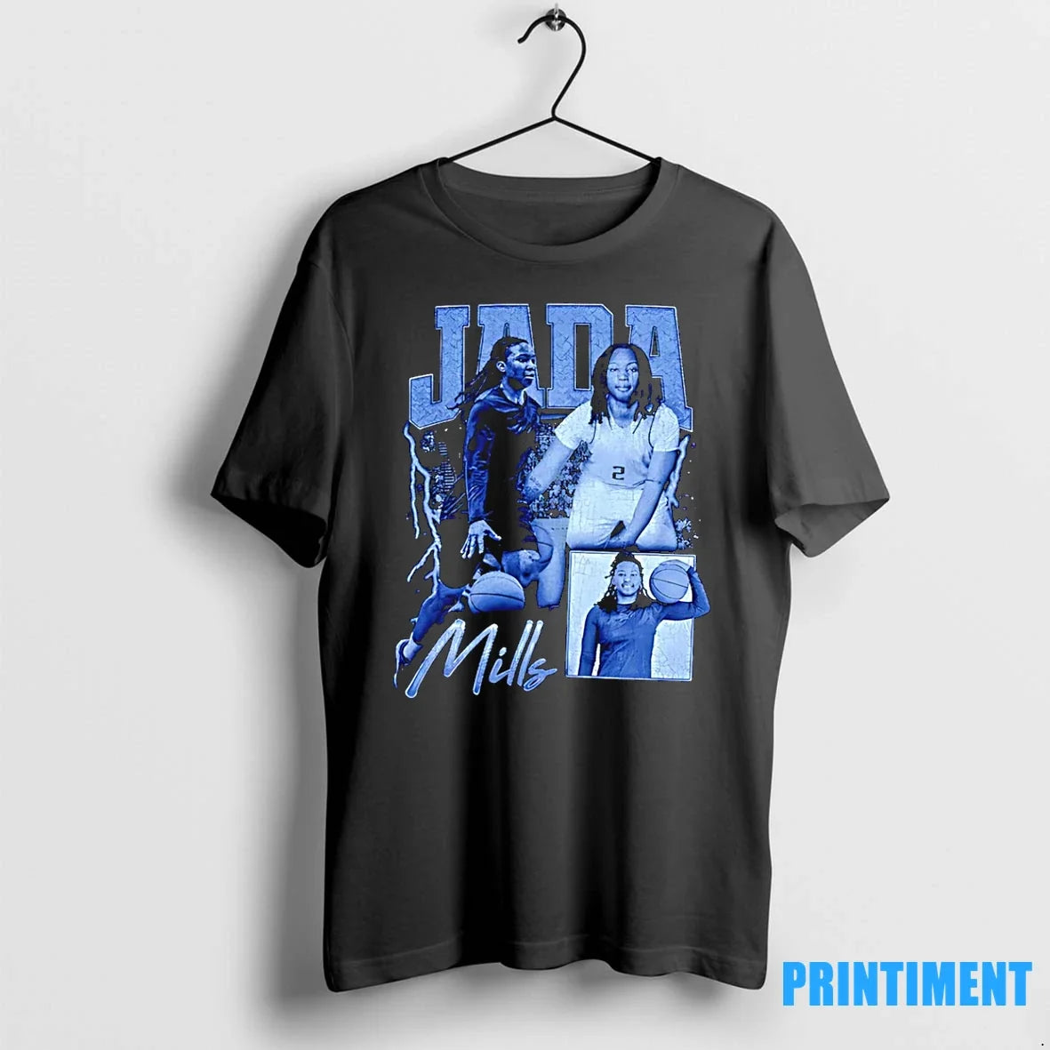 Jada Mills Womens Basketball Graphic Vintage Tshirts Sweater Unisex T-shirt, Sweatshirt, Hoodie, Long Sleeve Tee - T-Shirt, Sweatshirt, Hoodie