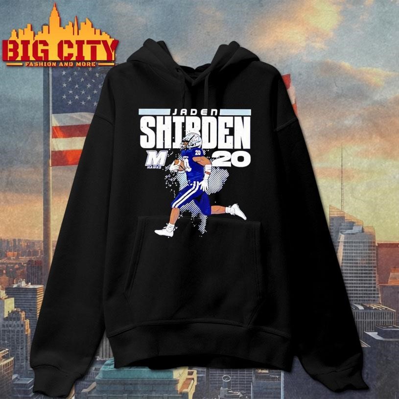 Jaden Shirden Monmouth Football NCAA Caricature - Adult & Kids T-Shirts, Sweatshirts & Hoodies apparel design preview 2