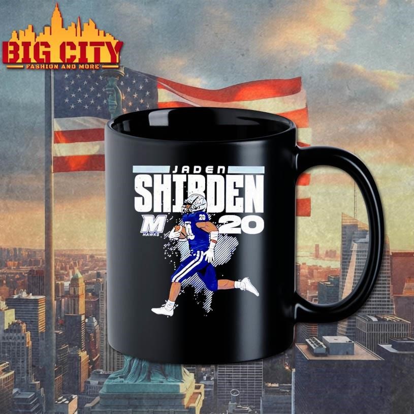 Jaden Shirden Monmouth Football NCAA Caricature - Adult & Kids T-Shirts, Sweatshirts & Hoodies apparel design preview 3