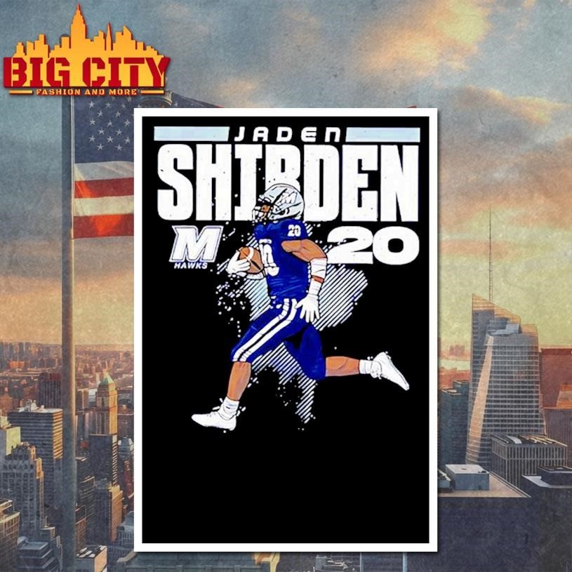 Jaden Shirden Monmouth Football NCAA Caricature - Adult & Kids T-Shirts, Sweatshirts & Hoodies apparel design preview 4