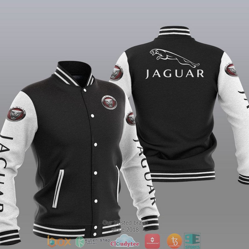 Jaguar Car brand Baseball Jacket baseball jersey product view 1