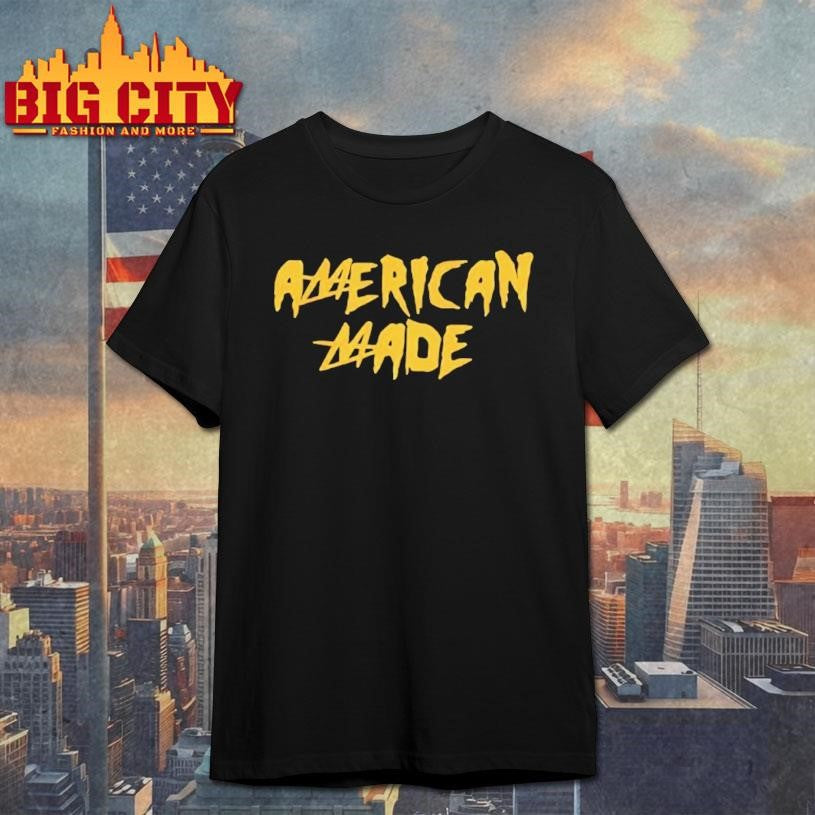 Jake Paul Wearing American Made Shirt Unisex T-shirt, Sweatshirt, Hoodie, Long Sleeve Tee - T-Shirt, Sweatshirt, Hoodie
