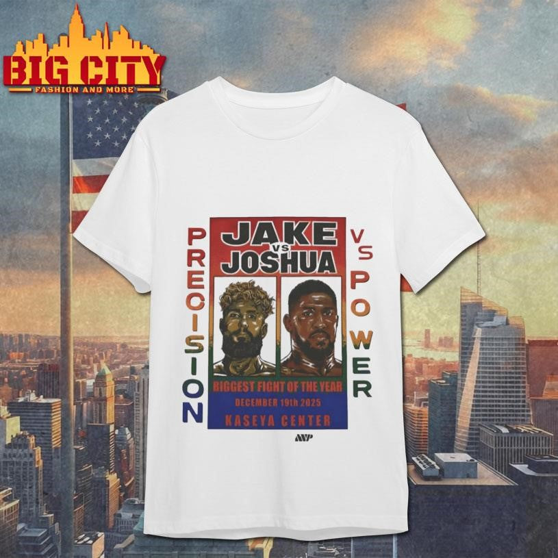 Jake vs Joshua Precision vs Power Shirt Unisex T-shirt, Sweatshirt, Hoodie, Long Sleeve Tee - T-Shirt, Sweatshirt, Hoodie