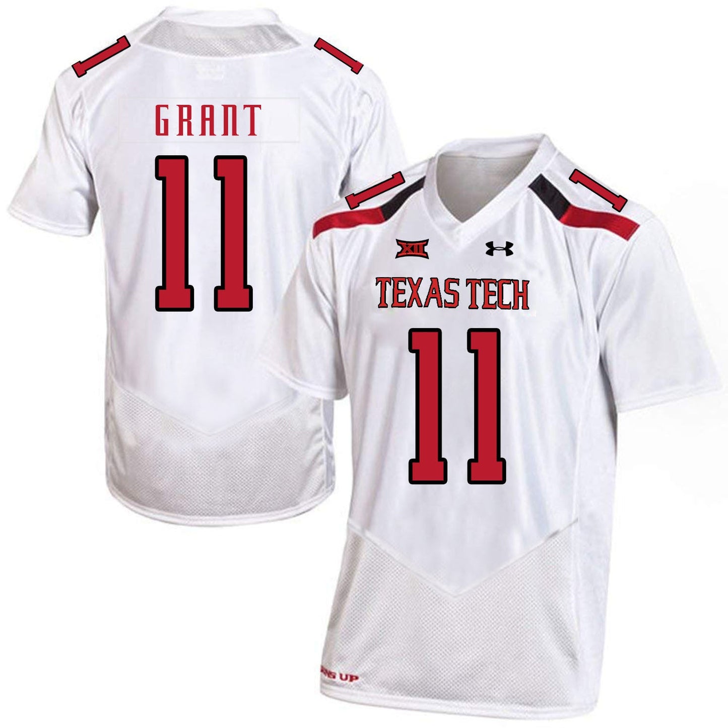 Jakeem Grant 11 White College Football Jersey football jersey product view 1
