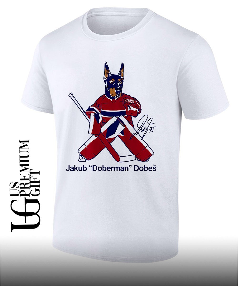 Jakub Doberman Dobes Montreal Canadiens hockey signature shirt Unisex T-shirt, Sweatshirt, Hoodie, Long Sleeve Tee - T-Shirt, Sweatshirt, Hoodie