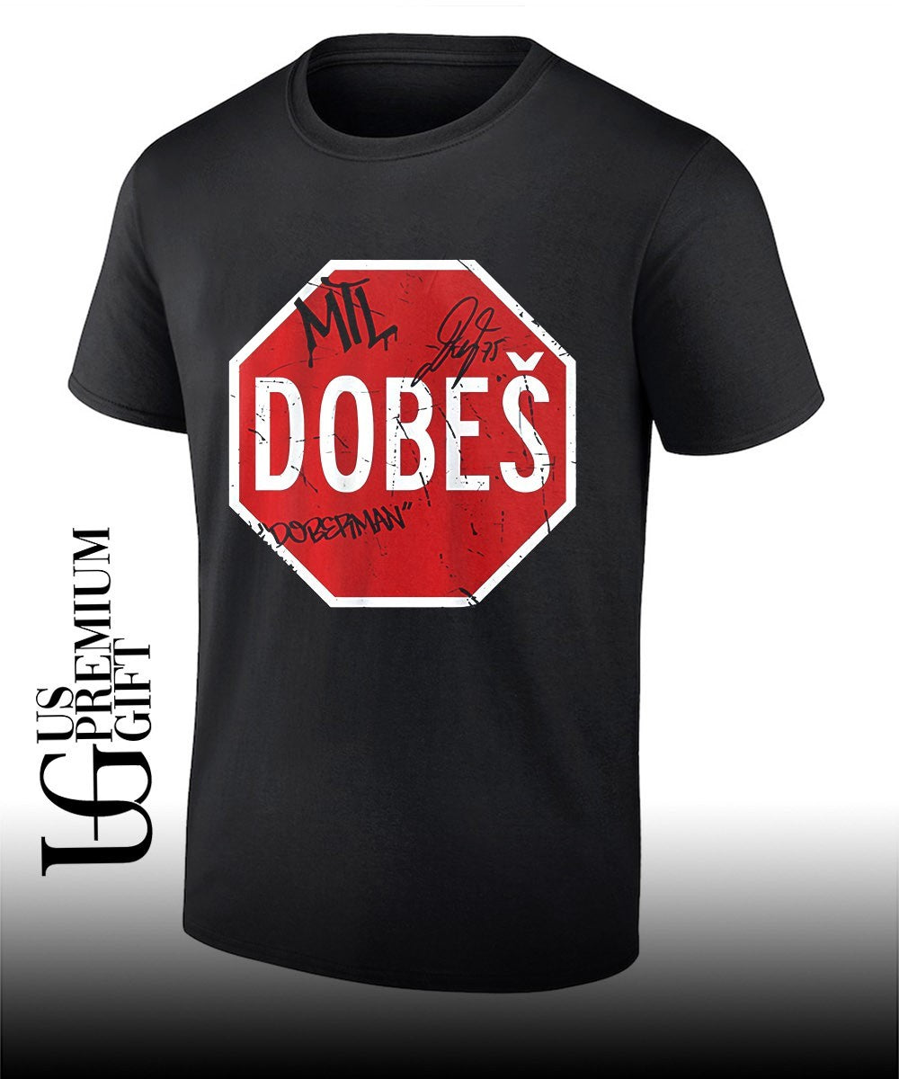 Jakub Dobes Montreal Canadiens NHL stop sign signature shirt Unisex T-shirt, Sweatshirt, Hoodie, Long Sleeve Tee - T-Shirt, Sweatshirt, Hoodie