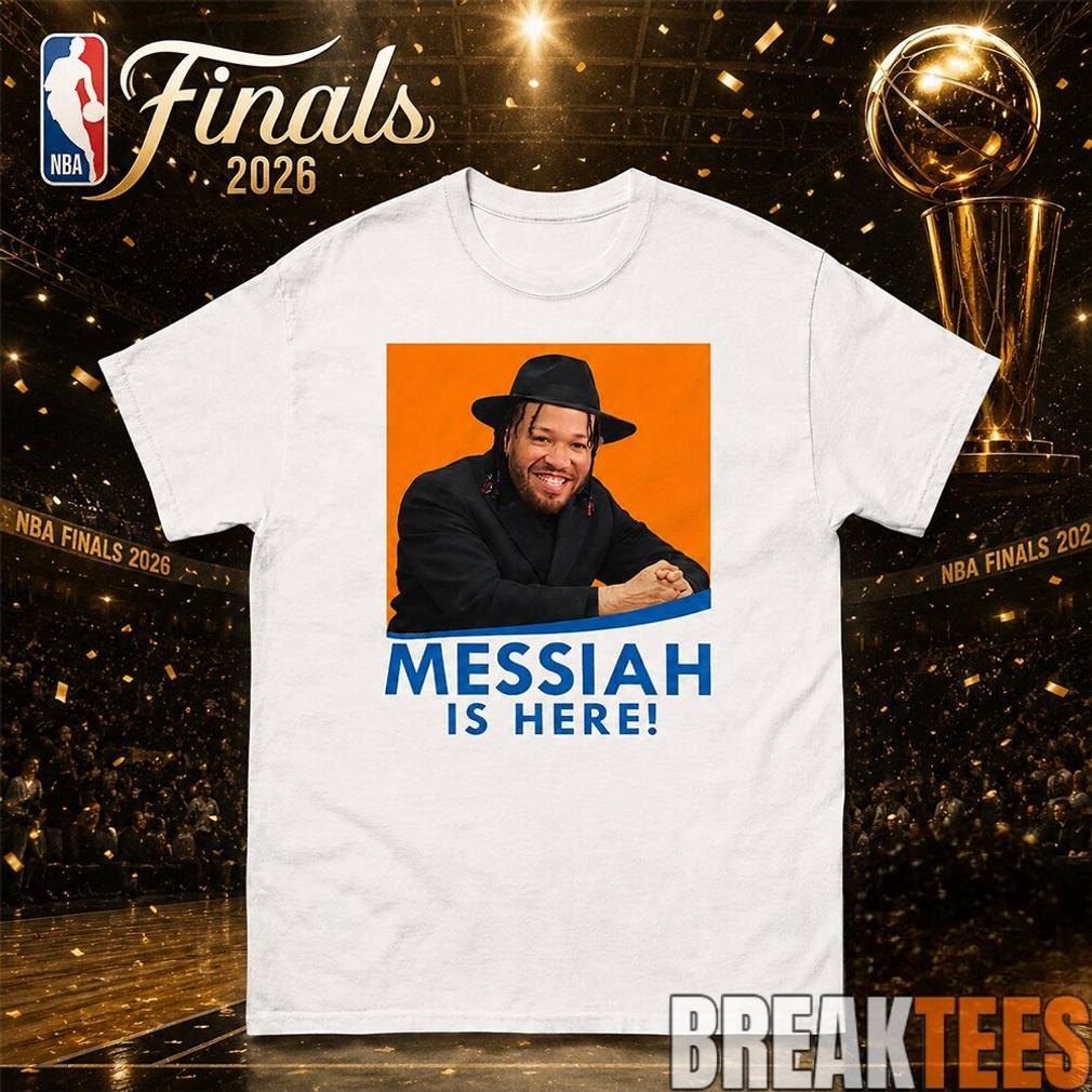 Jalen Brunson Messiah Is Here 2026 NBA Finals Game 2 Shirt Unisex T-shirt, Sweatshirt, Hoodie, Long Sleeve Tee - T-Shirt, Sweatshirt, Hoodie