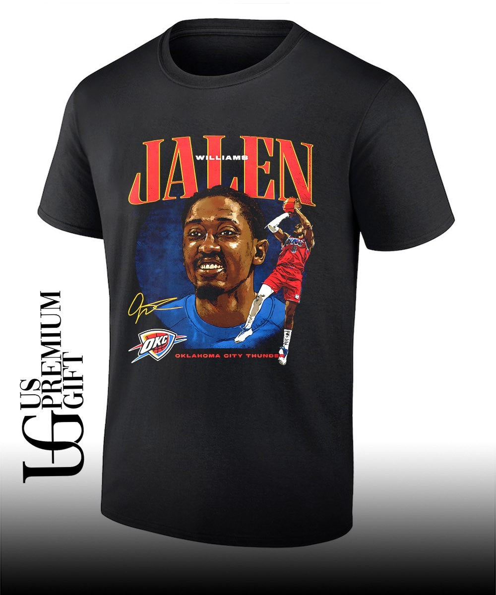 Jalen Williams Oklahoma City Thunder NBA 2026 signature shirt Unisex T-shirt, Sweatshirt, Hoodie, Long Sleeve Tee - T-Shirt, Sweatshirt, Hoodie