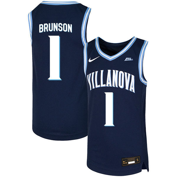 Jalen Brunson 1 Navy College Football Jersey football jersey product view 1