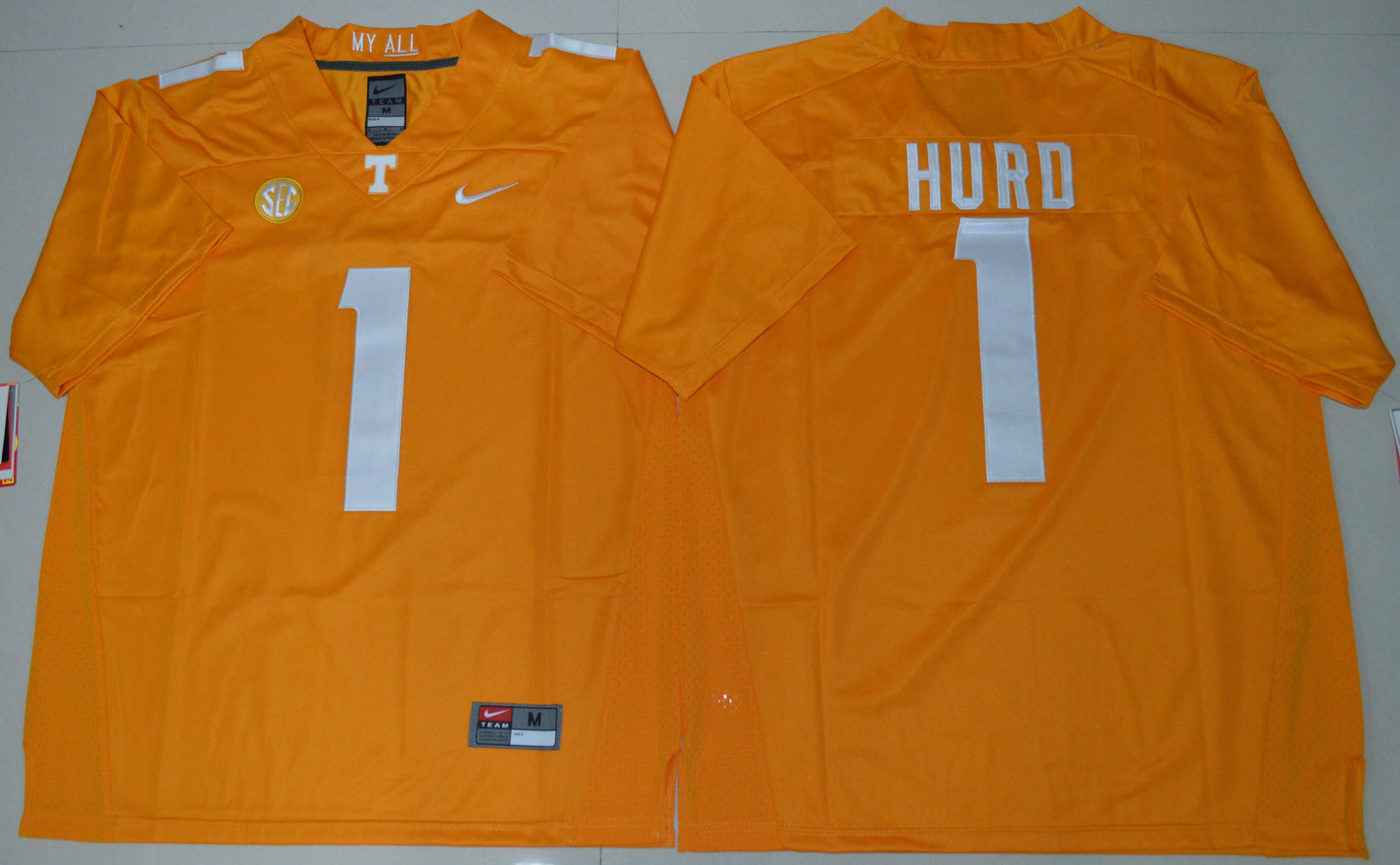 Jalen Hurd 1 Orange College Football Jersey football jersey product view 1