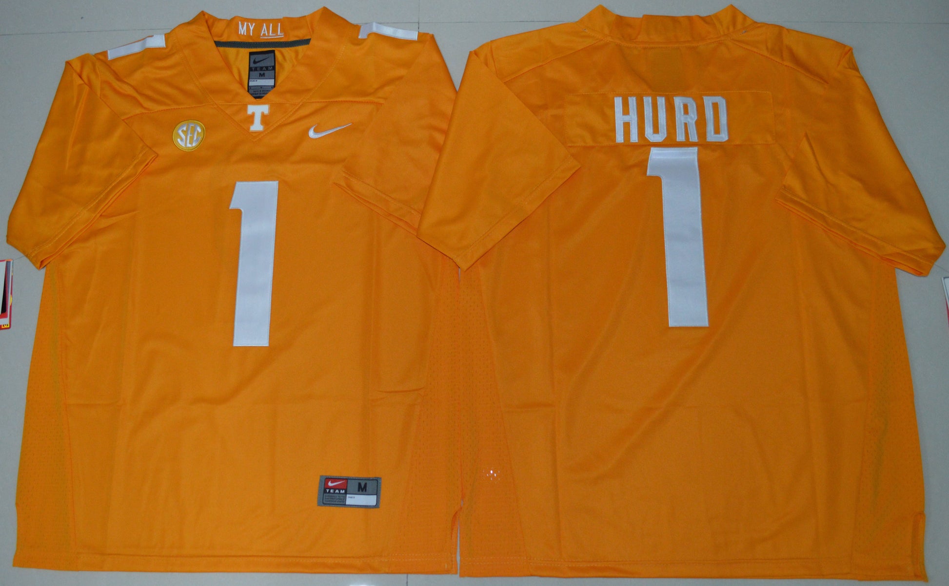 Jalen Hurd 1 Orange College Football Jersey football jersey product view 1