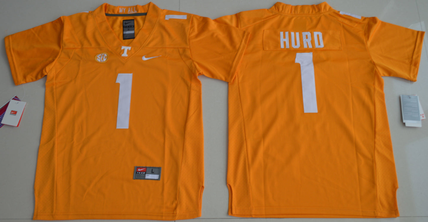 Jalen Hurd 1 Orange Youth College Football Jersey football jersey product view 1