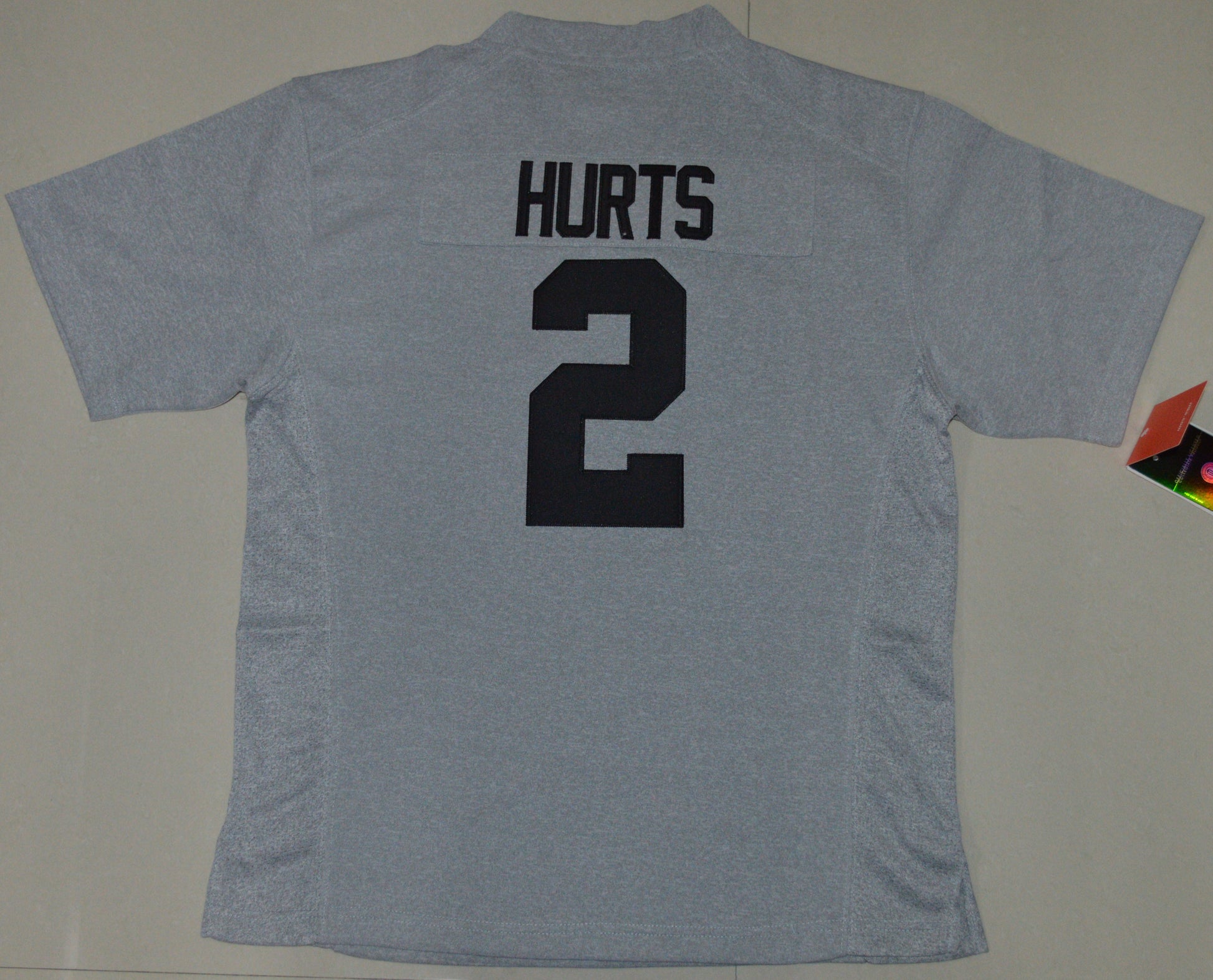 Jalen Hurts 2 Women Carbon Gray V2 College Football Jersey football jersey product view 1