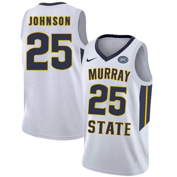 Jalen Johnson 25 White College Football Jersey football jersey product view 1