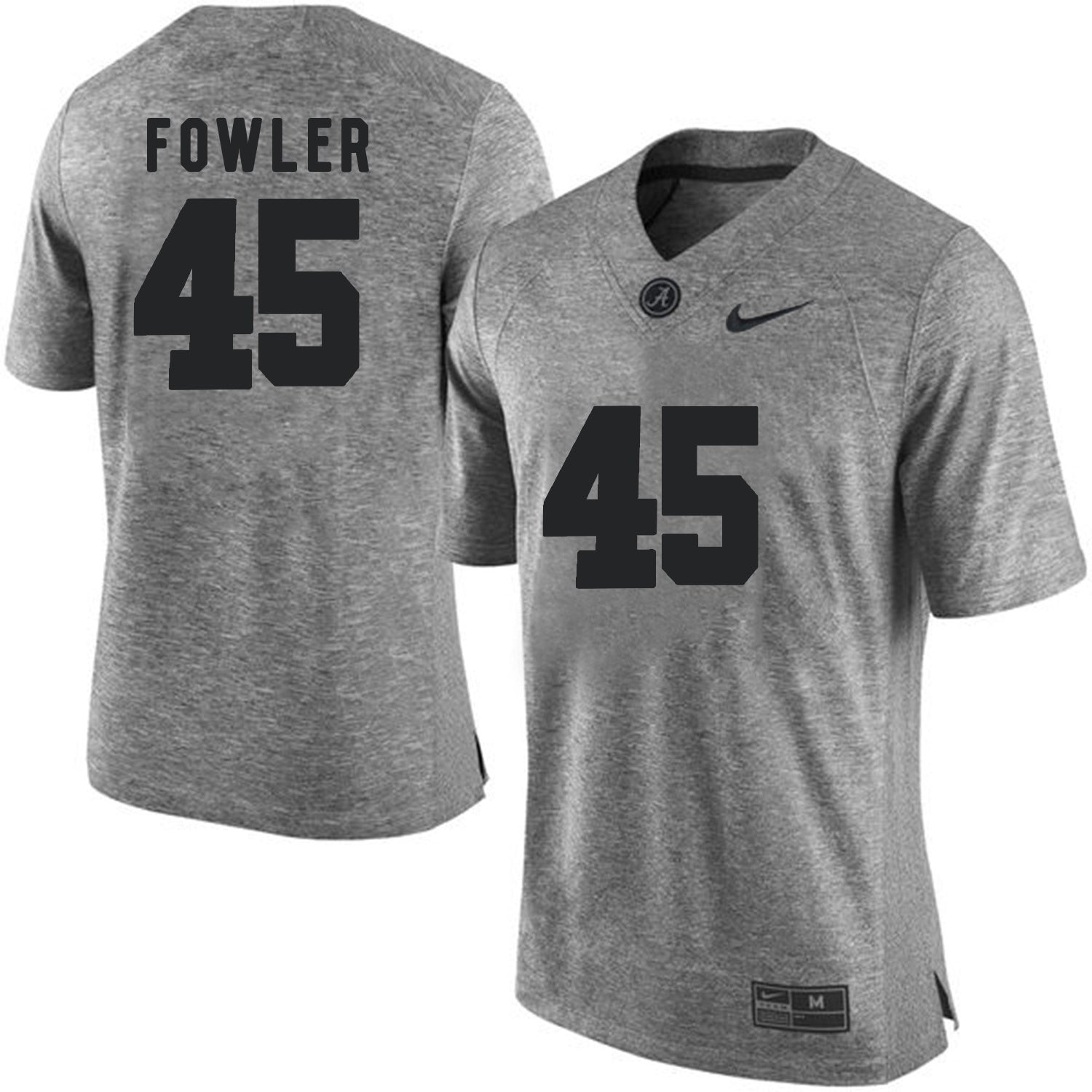 Jalston Fowler 45 Gray College Football Jersey football jersey product view 1