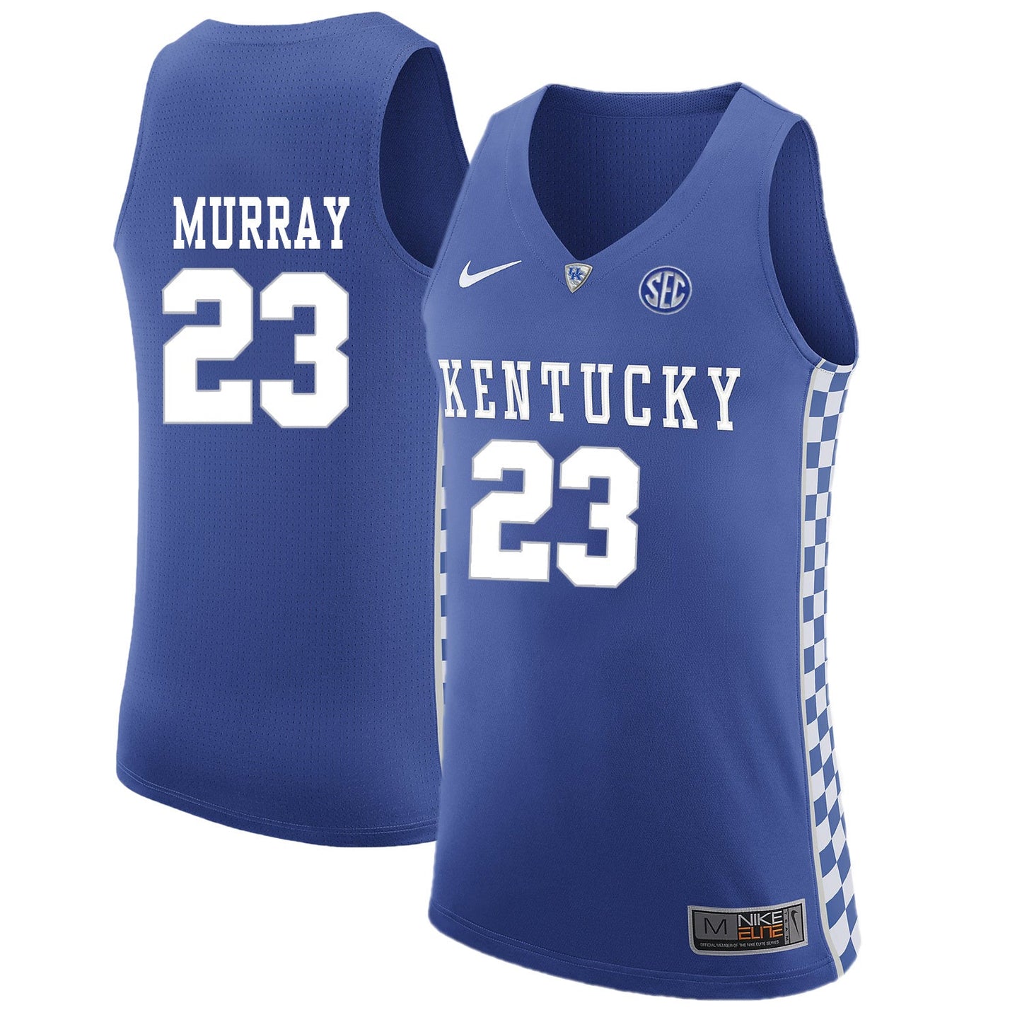 Jamal Murray 23 Blue .1jpg College Football Jersey football jersey product view 1