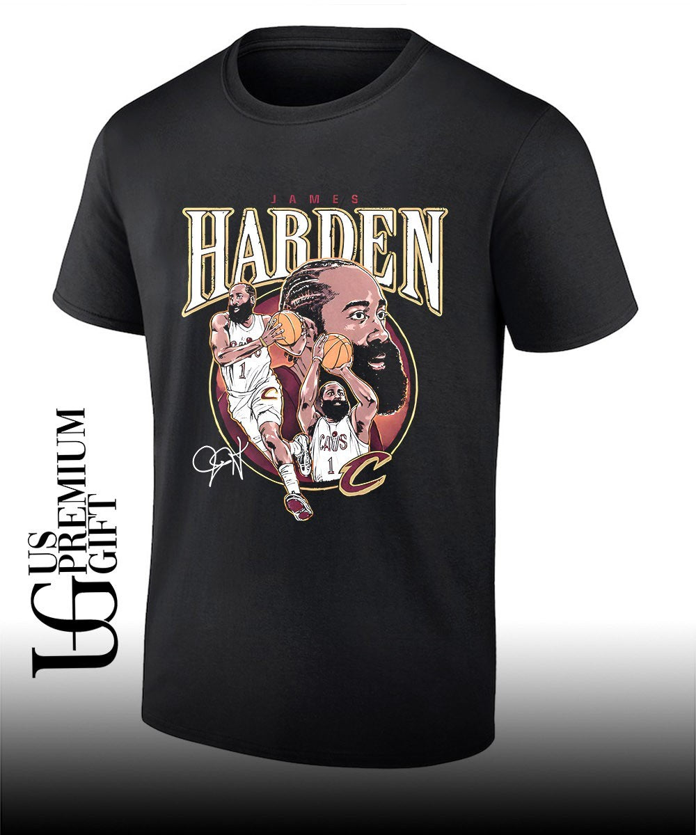 James Harden Cleveland Cavaliers Trio signature shirt Unisex T-shirt, Sweatshirt, Hoodie, Long Sleeve Tee - T-Shirt, Sweatshirt, Hoodie