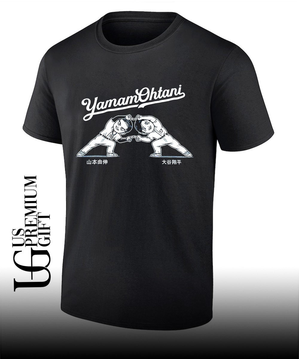 James Outman wearing Shohei Otani Yamamotani Fusion shirt Unisex T-shirt, Sweatshirt, Hoodie, Long Sleeve Tee - T-Shirt, Sweatshirt, Hoodie