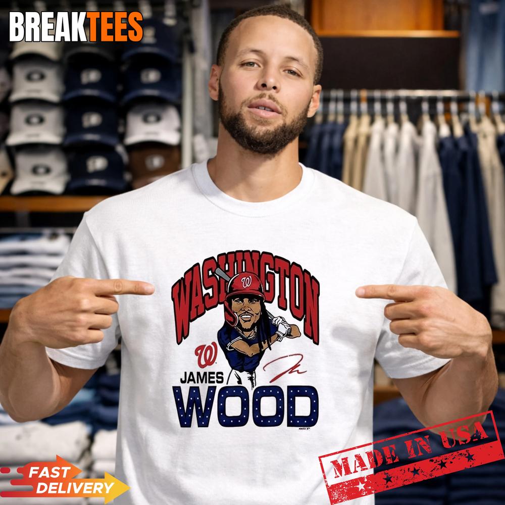 James Wood Washington Nationals Baseball Graphic Shirt Unisex T-shirt, Sweatshirt, Hoodie, Long Sleeve Tee - T-Shirt, Sweatshirt, Hoodie