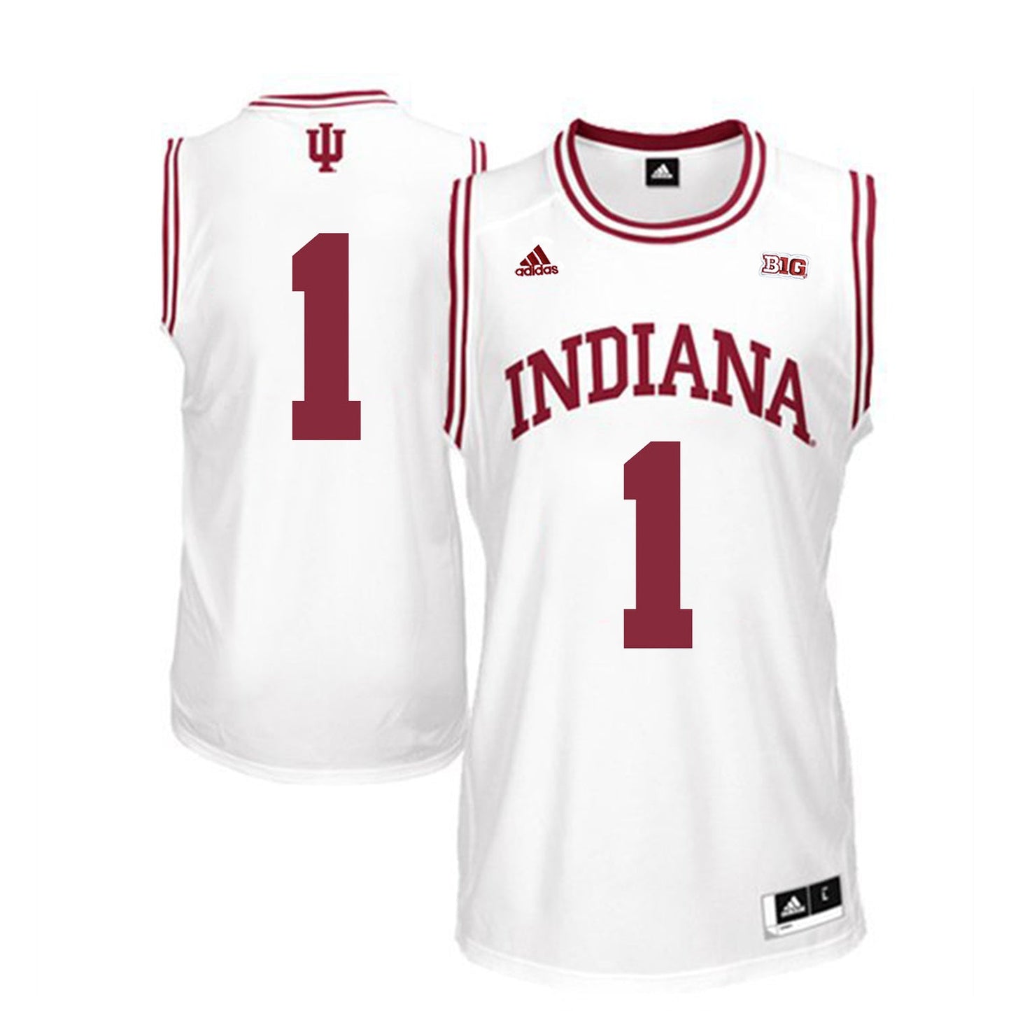 James Blackmon Jr. 1 White College Football Jersey football jersey product view 1