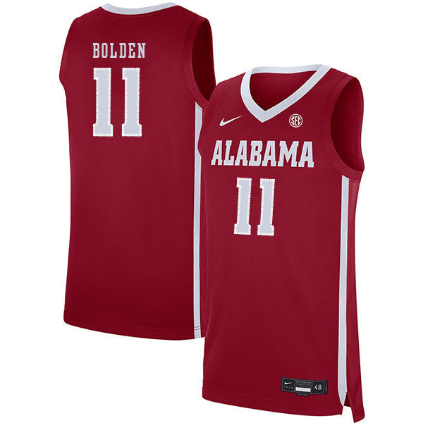 James Bolden 11 Red College Football Jersey football jersey product view 1