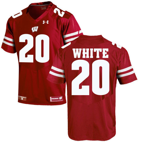 James White 20 Red College Football Jersey football jersey product view 1