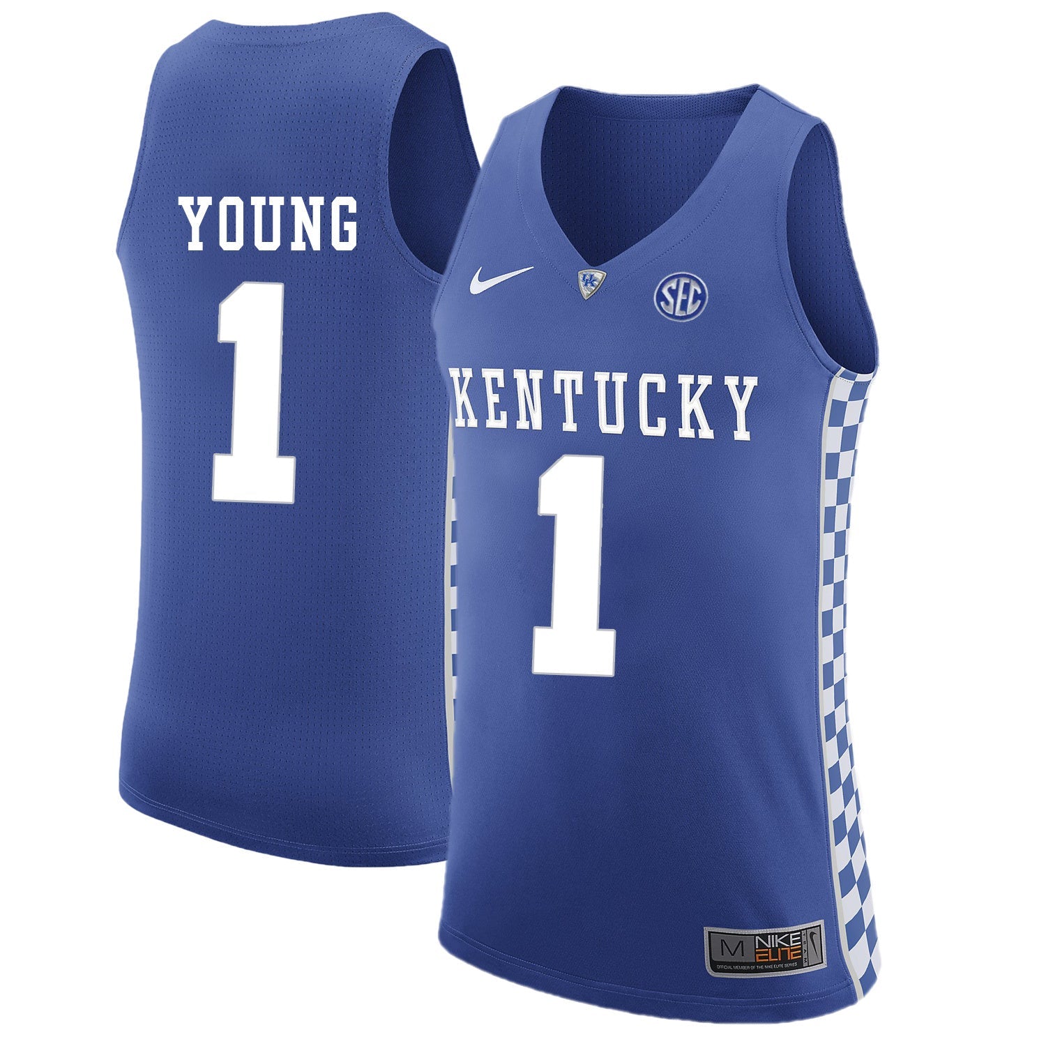 James Young 1 Blue College Football Jersey football jersey product view 1