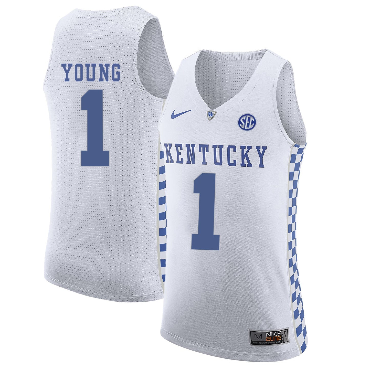 James Young 1 White College Football Jersey football jersey product view 1