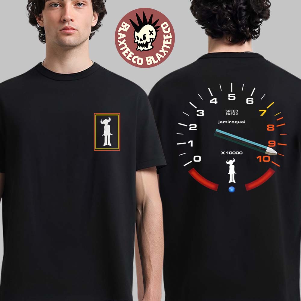Jamiroquai The Heels Of Steel Tour 2025 Speedometer T-Shirt Unisex T-shirt, Sweatshirt, Hoodie, Long Sleeve Tee - T-Shirt, Sweatshirt, Hoodie
