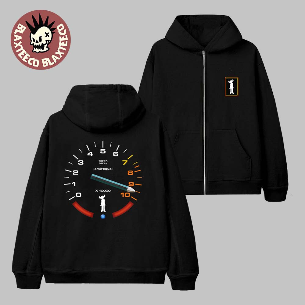 Jamiroquai The Heels Of Steel Tour 2025 Speedometer Zip Hoodie Unisex T-shirt, Sweatshirt, Hoodie, Long Sleeve Tee - T-Shirt, Sweatshirt, Hoodie