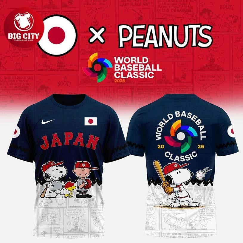 Japan World Baseball Classic 2026 Peanut Night Two Sided Shirt Unisex T-shirt, Sweatshirt, Hoodie, Long Sleeve Tee - T-Shirt, Sweatshirt, Hoodie