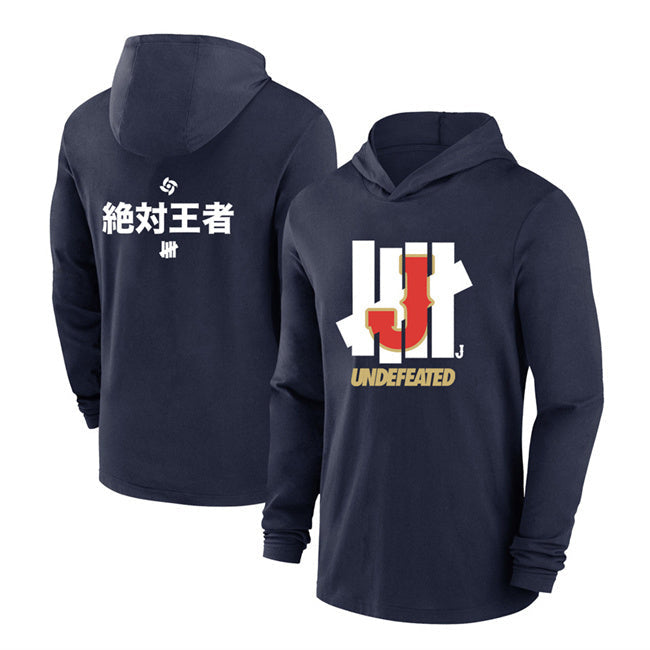 Japan Baseball Navy 2026 World Baseball Classic Club Hoodie Soccer Jersey baseball jersey product view 1