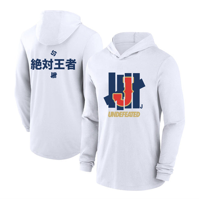 Japan Baseball White 2026 World Baseball Classic Club Hoodie Soccer Jersey baseball jersey product view 1