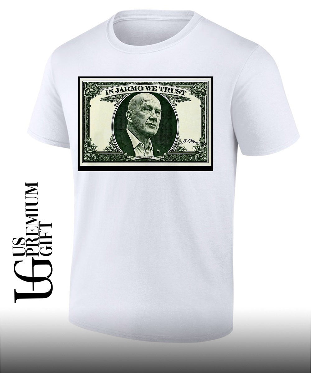 Jarmo Kekalainen In Jarmo We Trust Buffalo Sabres dollars shirt Unisex T-shirt, Sweatshirt, Hoodie, Long Sleeve Tee - T-Shirt, Sweatshirt, Hoodie
