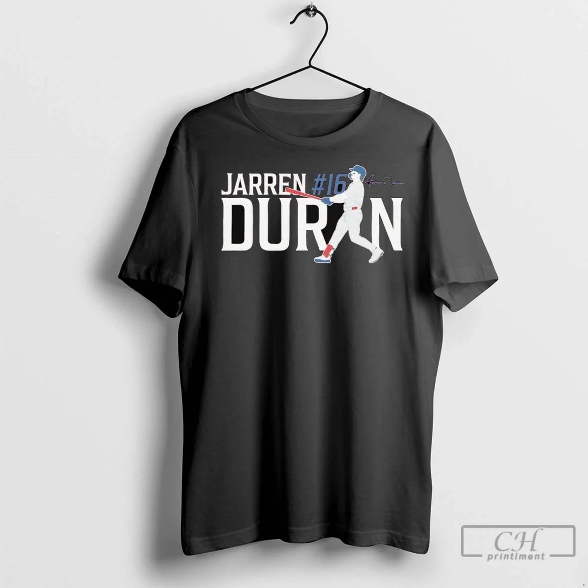 Jarren Duran 16 Boston Red Sox Baseball Mlb Signature T Shirts Unisex T-shirt, Sweatshirt, Hoodie, Long Sleeve Tee - T-Shirt, Sweatshirt, Hoodie