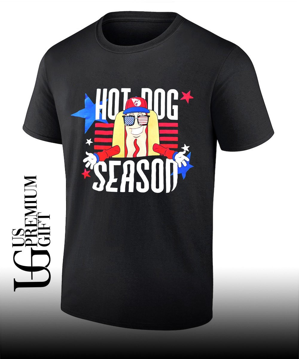 Jarrett Allen Cleveland Cavaliers NBA wearing Hot Dog Season shirt Unisex T-shirt, Sweatshirt, Hoodie, Long Sleeve Tee - T-Shirt, Sweatshirt, Hoodie