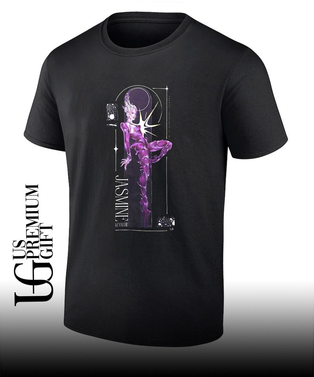 Jasmine Kennedie super all star illustration T-shirt Unisex T-shirt, Sweatshirt, Hoodie, Long Sleeve Tee - T-Shirt, Sweatshirt, Hoodie