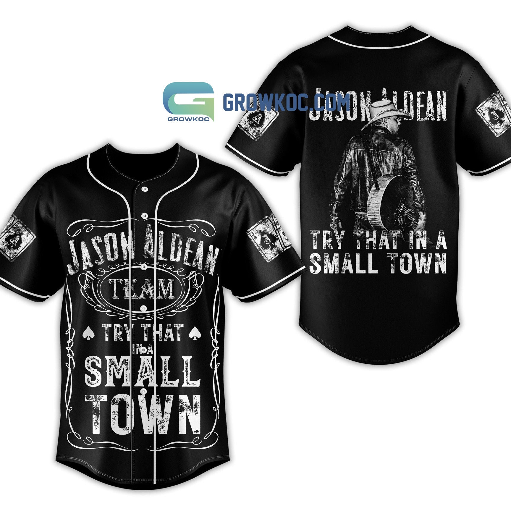 Jason Aldean Try That In A Small Town Baseball Jersey baseball jersey product view 1