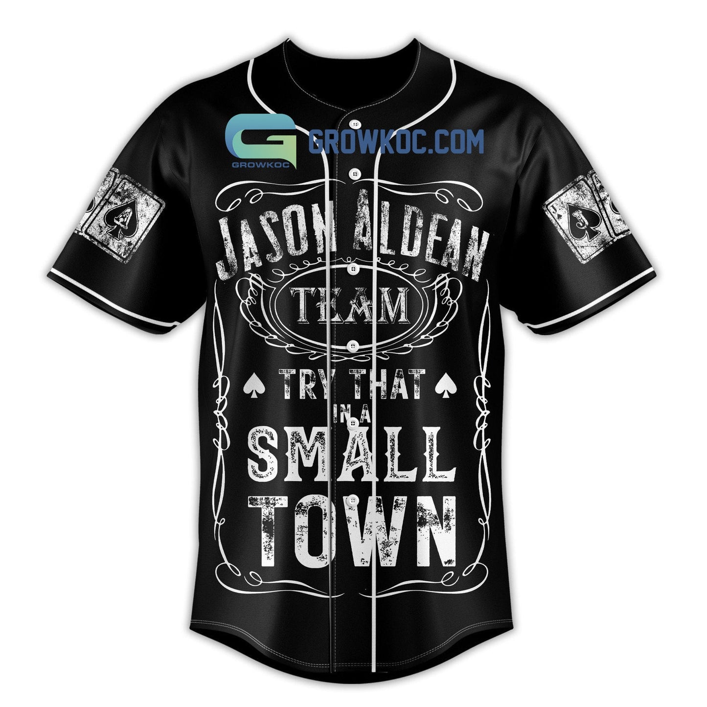Jason Aldean Try That In A Small Town Baseball Jersey baseball jersey product view 2