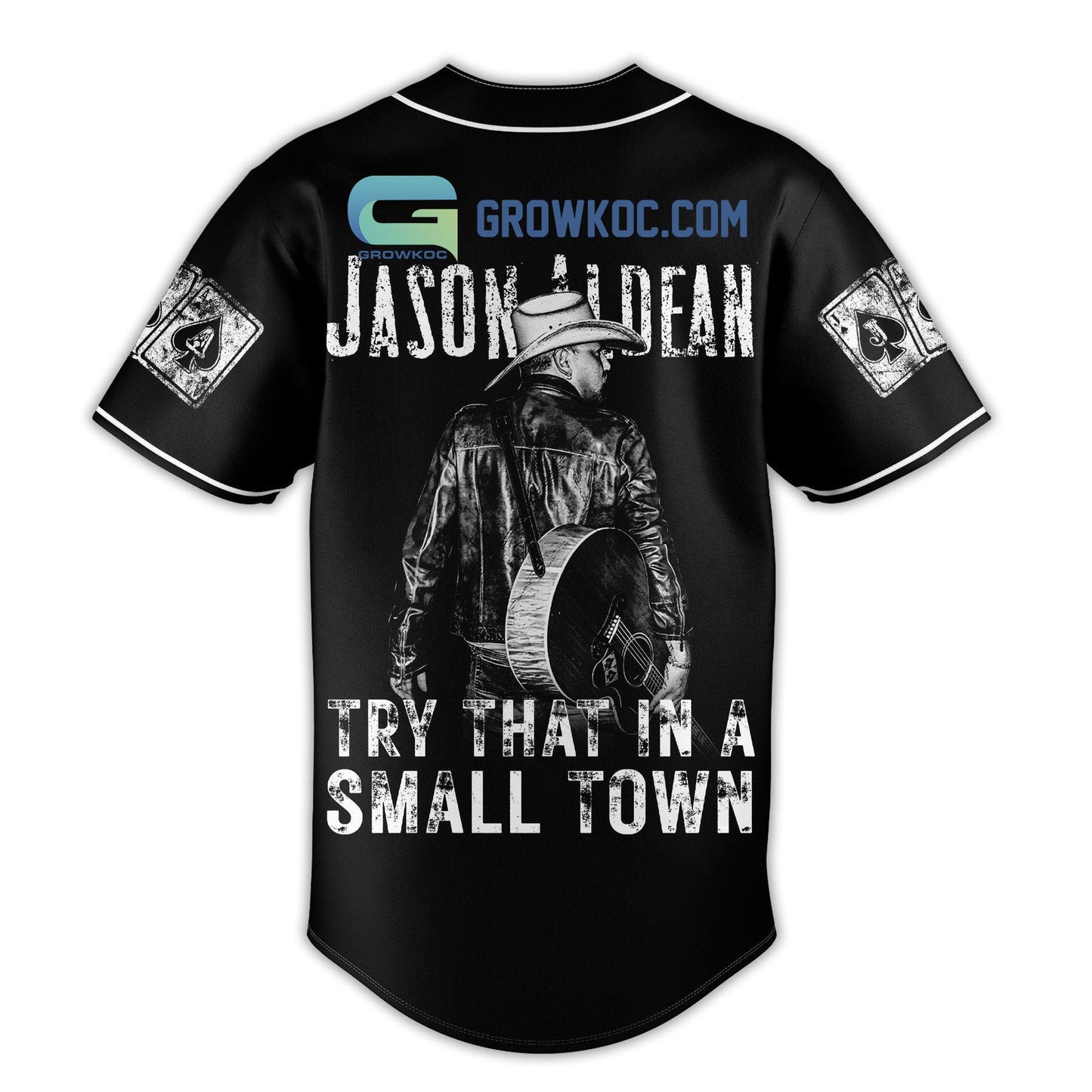 Jason Aldean Try That In A Small Town Baseball Jersey baseball jersey product view 3
