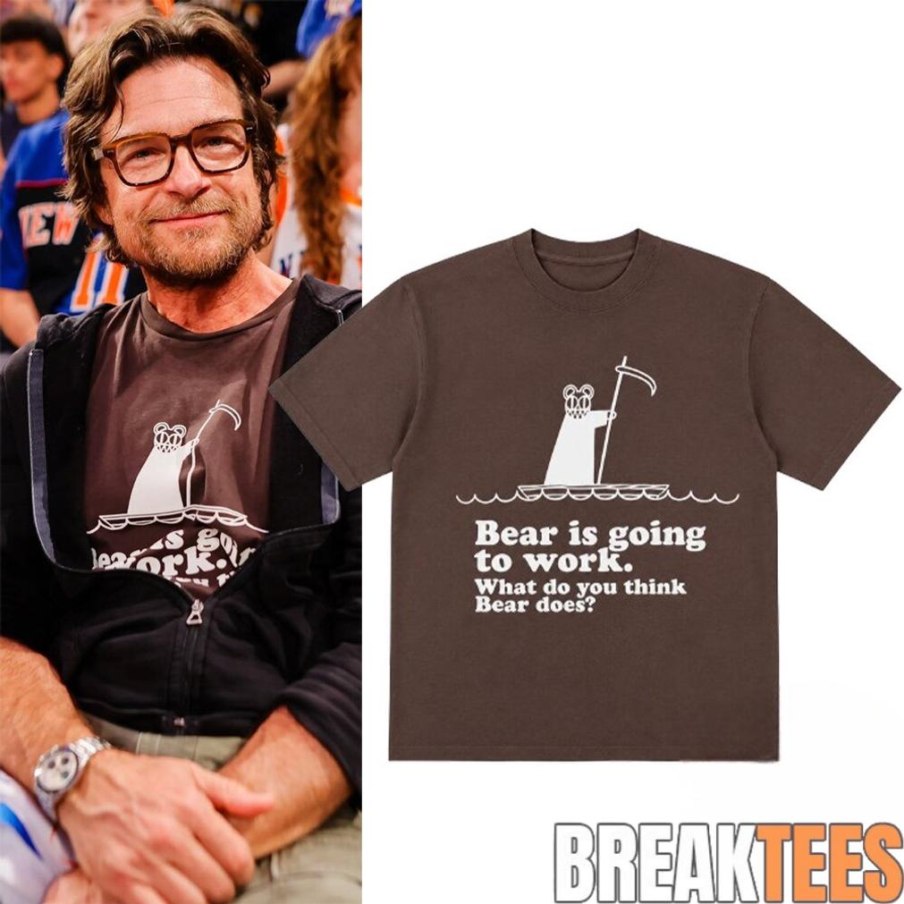 Jason Bateman NBA 2026 Finals Game 3 Radiohead Bear Is Going To Work Shirt Unisex T-shirt, Sweatshirt, Hoodie, Long Sleeve Tee - T-Shirt, Sweatshirt, Hoodie