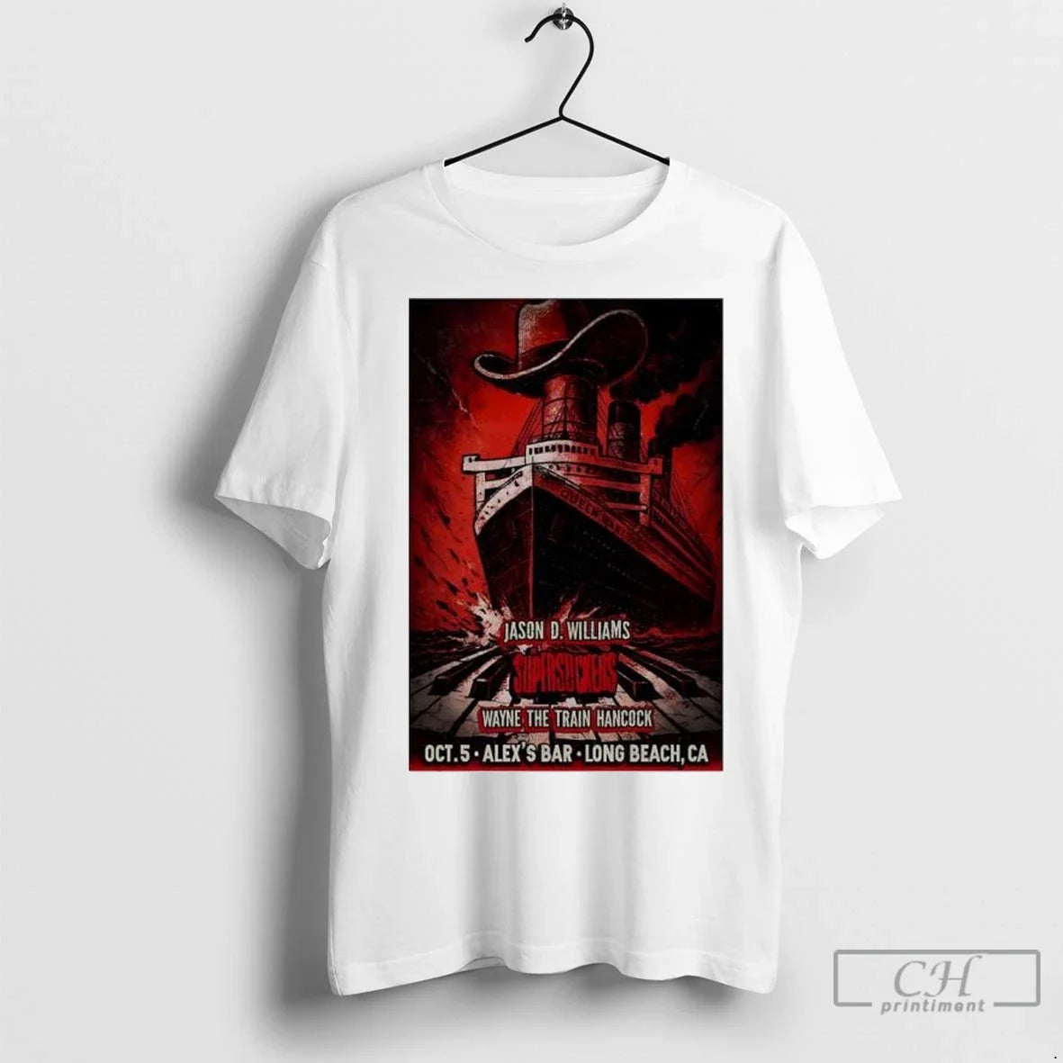 Jason D Williams Oct 5 2025 Alexs Bar Long Beach Ca T Shirts Unisex T-shirt, Sweatshirt, Hoodie, Long Sleeve Tee - T-Shirt, Sweatshirt, Hoodie